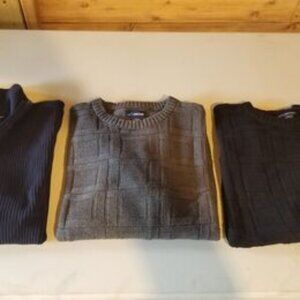 2x Jantzen & 1x BC Clothing Men's Sweaters Large (sold together)